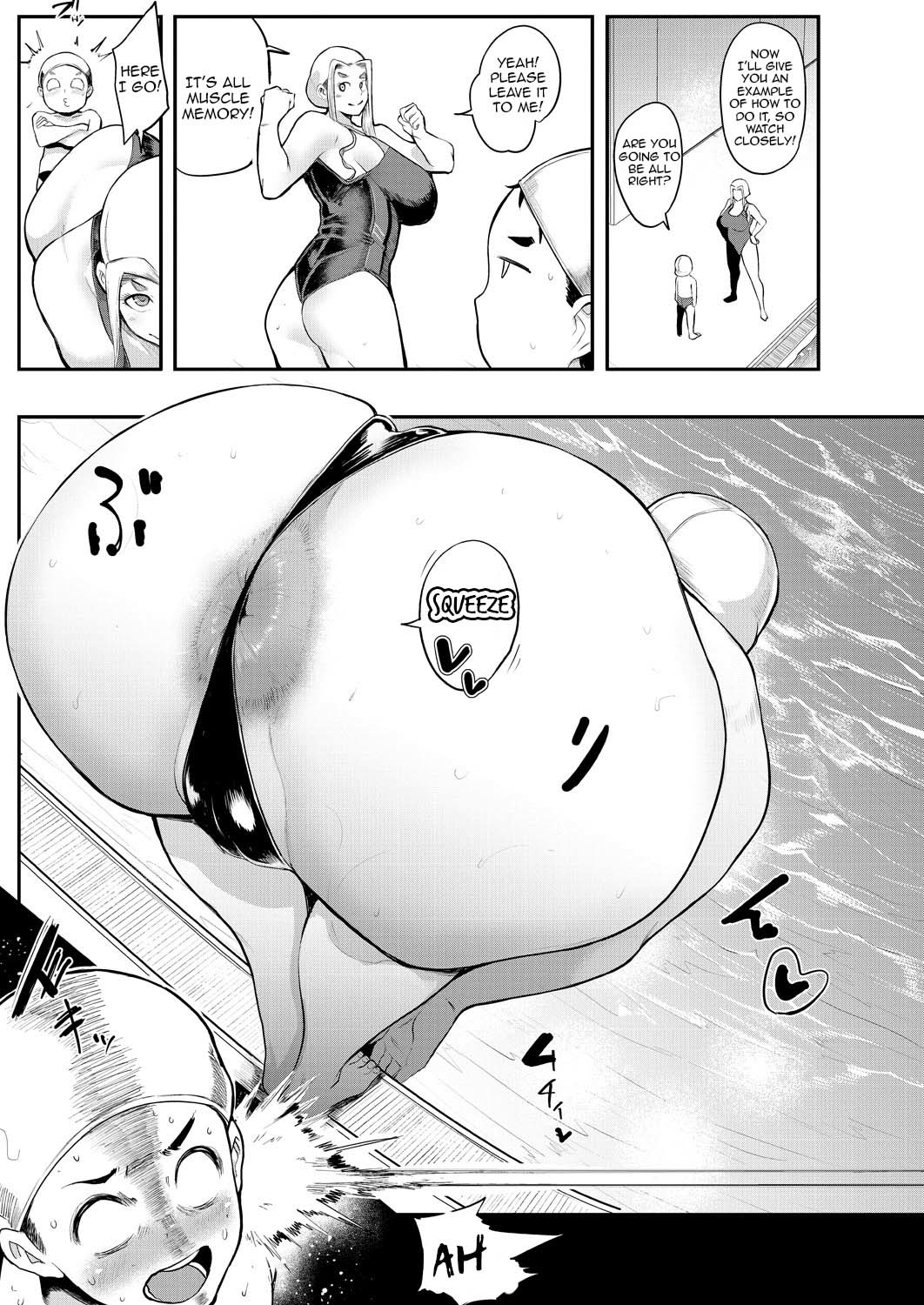 Hentai Manga Comic-Underground PTA ~ Lucy Sensei's Anal Glancing Swimming Lesson-Read-7